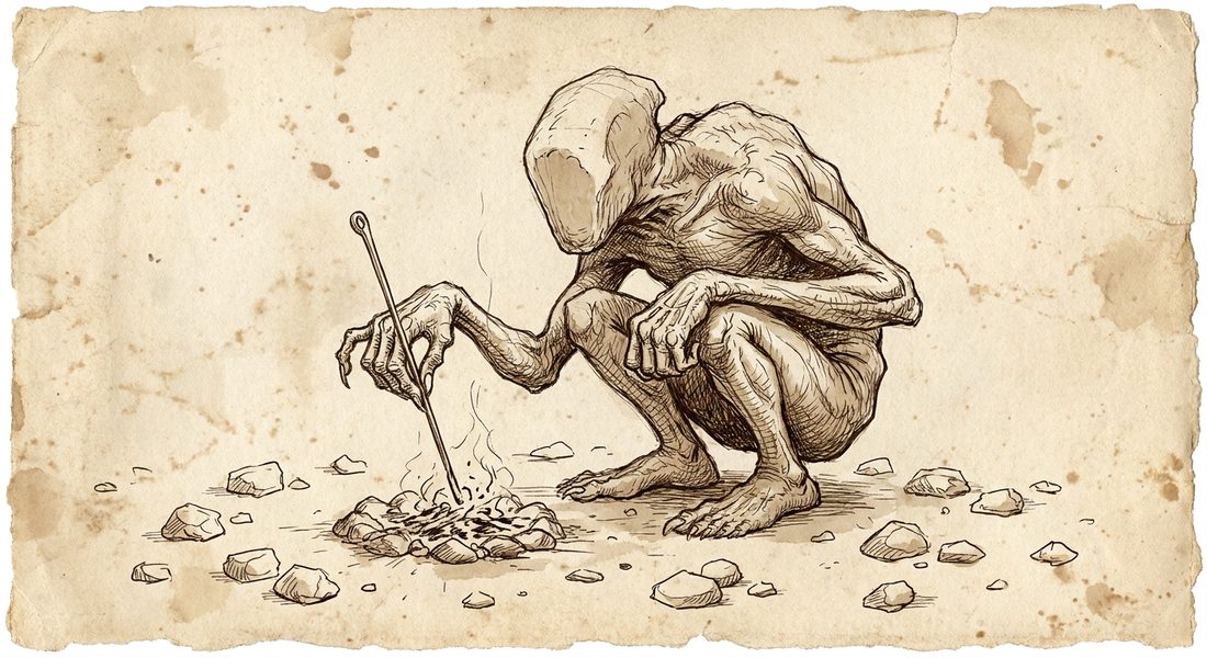 Sölrun. Tended other people's burnings for forty years and never once asked her own question, having a hundred and six of them and no way to get the stone down past three lines. Decided it was better to die with the wrong hundred than bury the one right one underneath all the others.