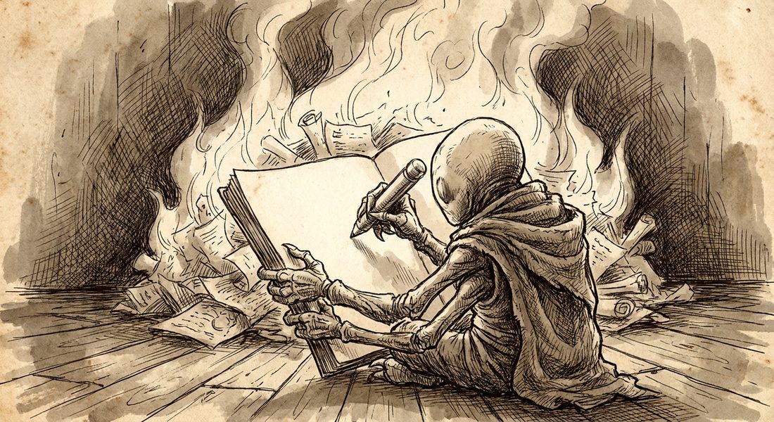 The Cendran child. Was handed a stylus on the morning after everything burned and asked for one thing nobody had ever written down. Wrote the fourteenth's name.